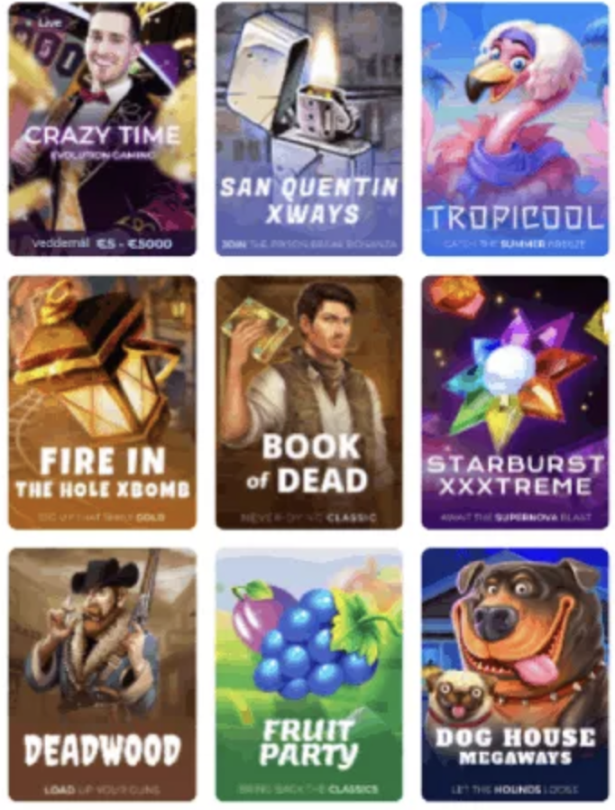 Mobilversion av Wisho Casino