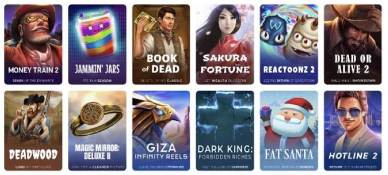 Spelautomater på Wisho Casino